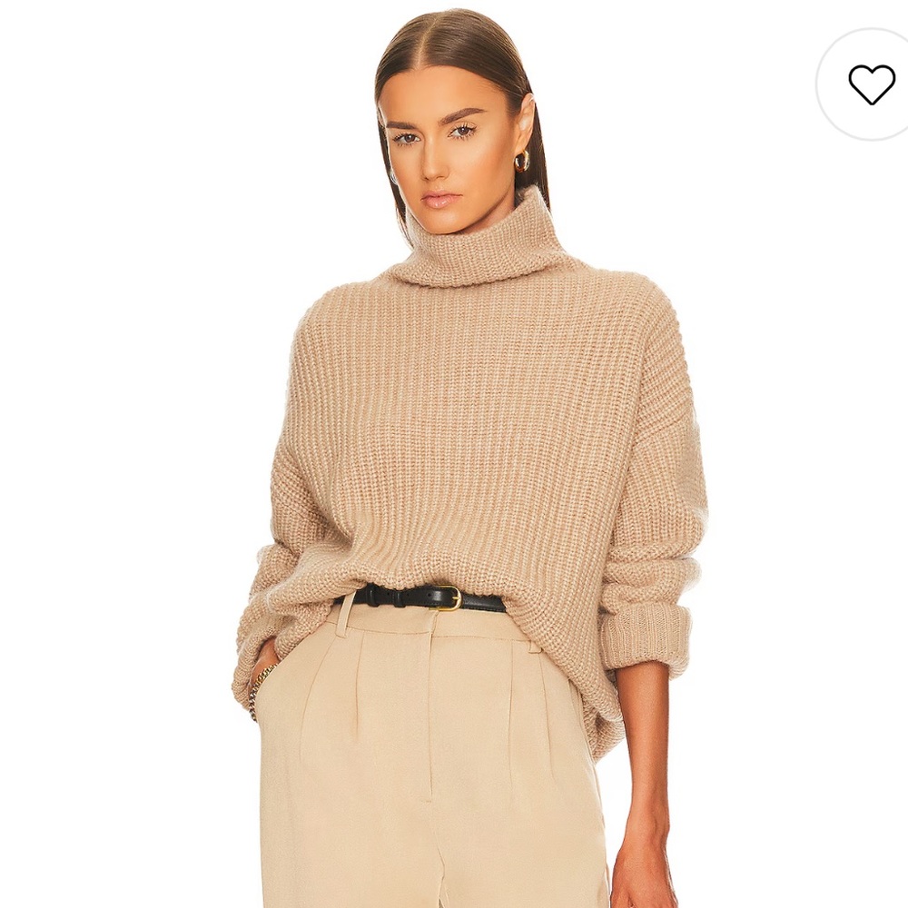 Anine Bing Sydney Sweater in Camel